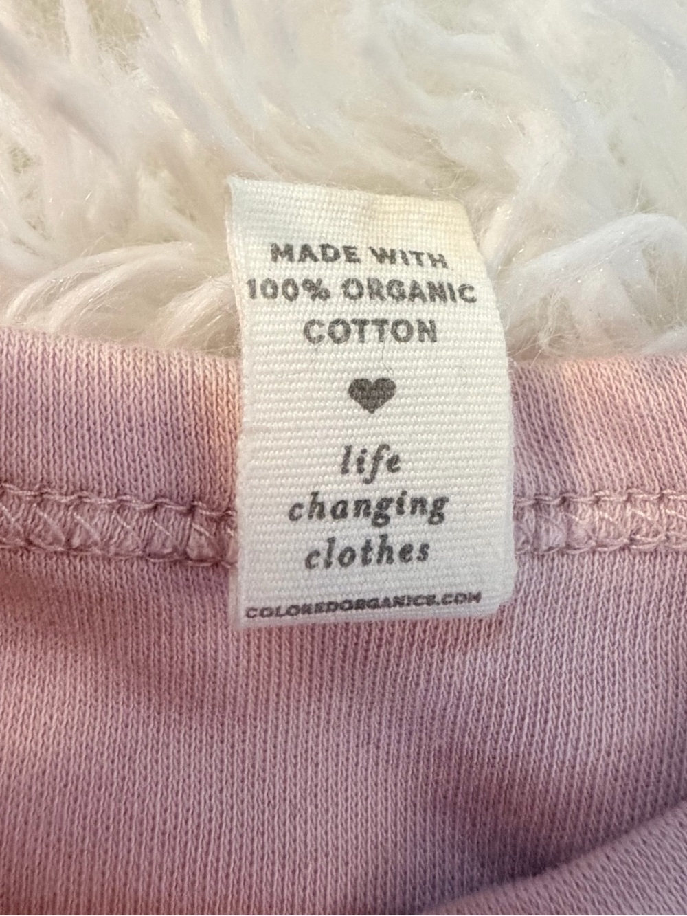 Colored Organics Newborn Organic Cotton Kimono Sleep Gown Mauve - Picture 11 of 11
